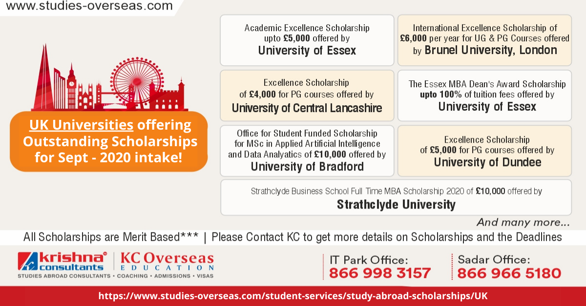 Scholarships for International Students in UK