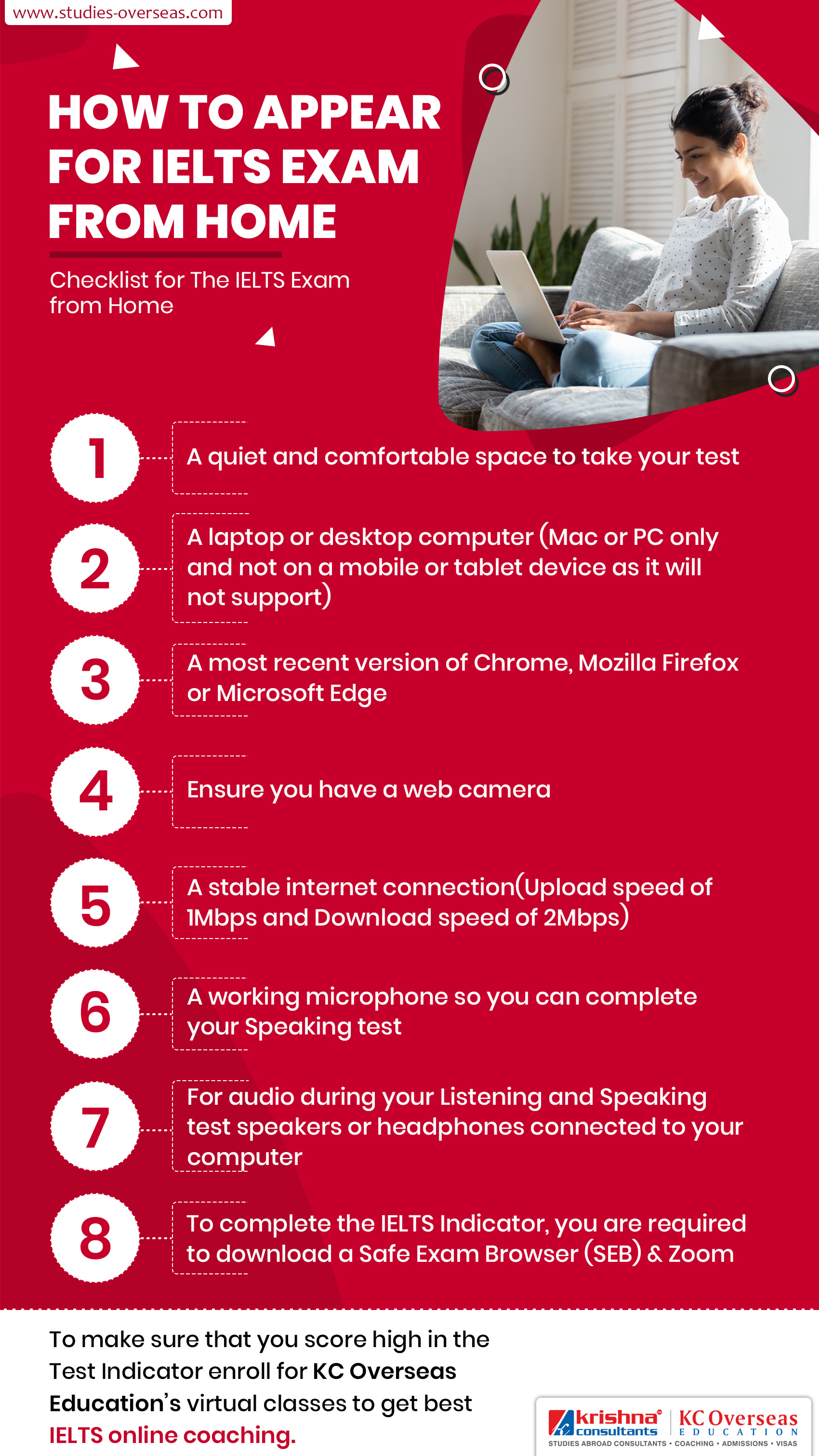 Live IELTS coaching from home