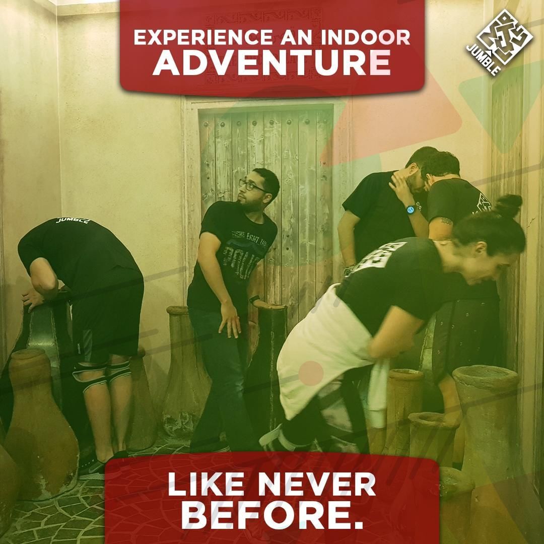 Indoor Adventure Park in Dubai Jumble.