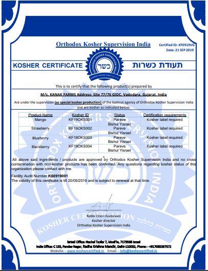 kosher certification India | kosher certification | kosher certificate | kosher food certfication | kosher india