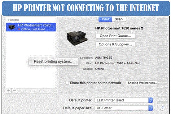 Fix: HP Printer Not Connecting to the Internet | WiFi