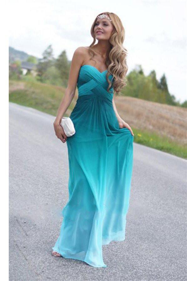 Buying The Best Ombre Chiffon Prom Dress