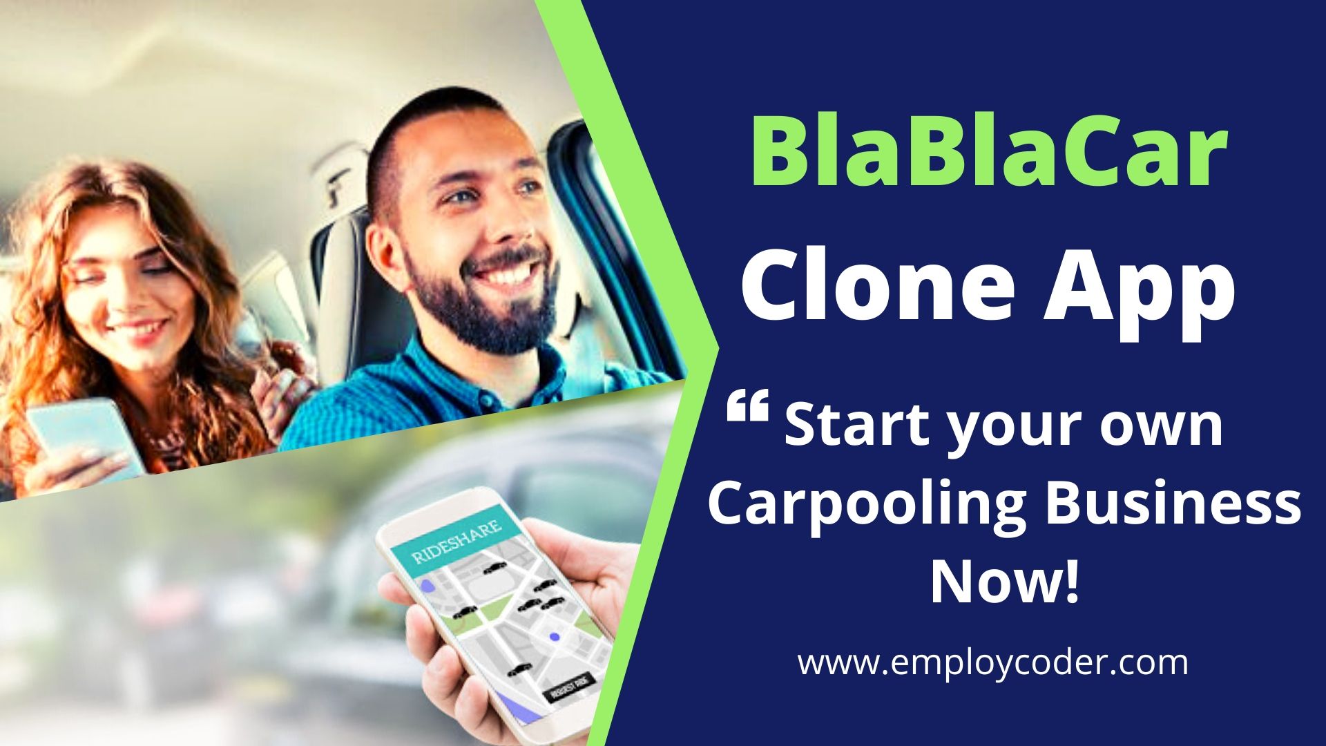 Start a Ride Sharing App like BlaBlaCar with BlaBlaCar Clone App