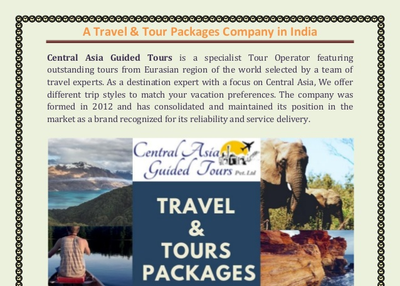 A Travel & Tour Packages Company in India
