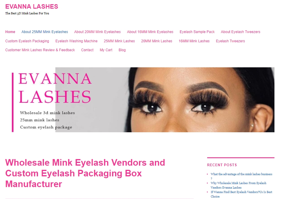 Eyelash Vendors Wholesale Mink Lashes Vendor Eyelash Manufacturer