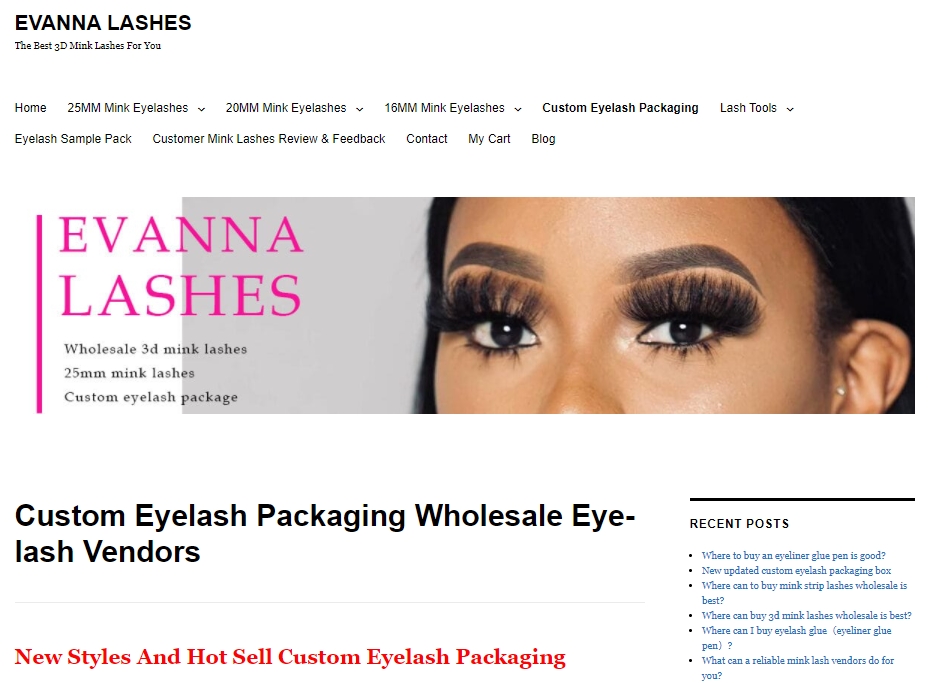 Custom Eyelash Packaging And Private Logo Eyelash Cases