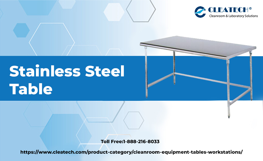 Elevate Your Cleanroom Operations with Cleatech's Cleanroom Tables