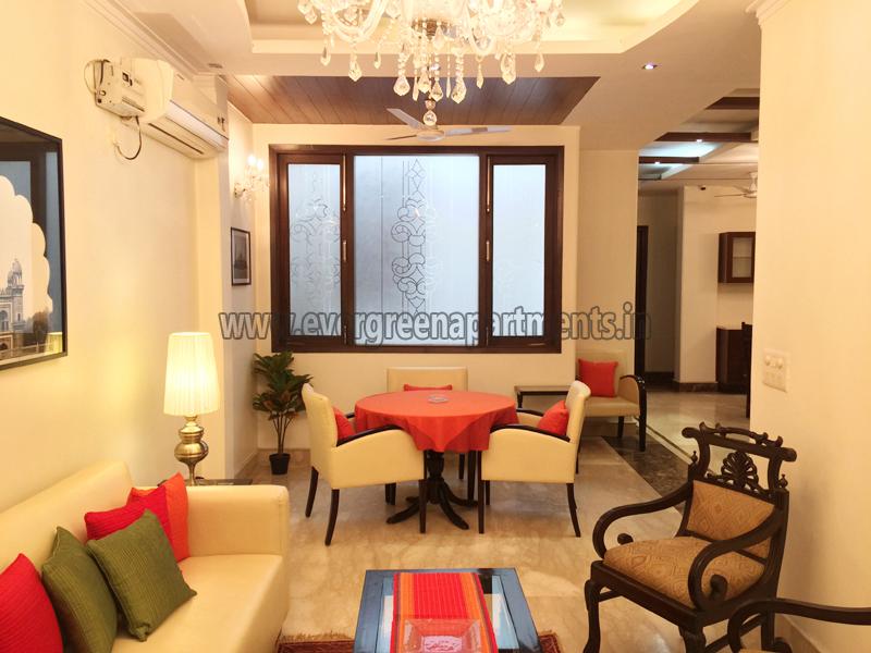 3BHK Service Apartment Defence Colony, South Delhi