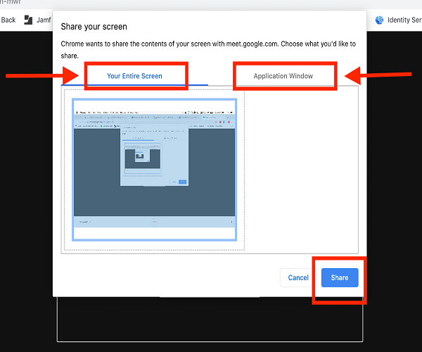 How to Share Your Screen in Google Meet