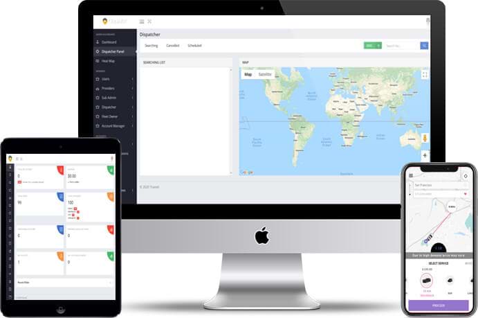 Developing fleet management app for transport business