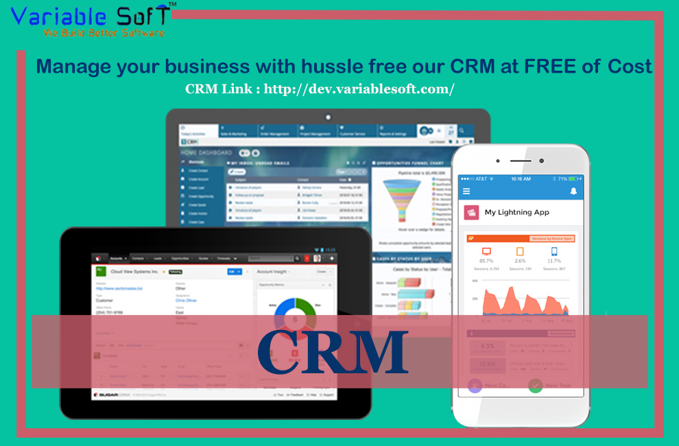 Get free CRM software for business 2019