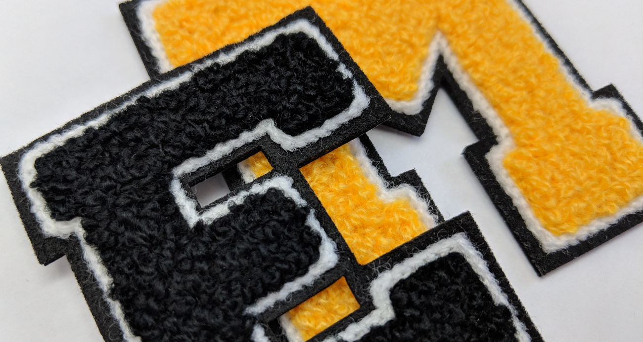 Show Your Spirit through Attractive Chenille Patches and Letters