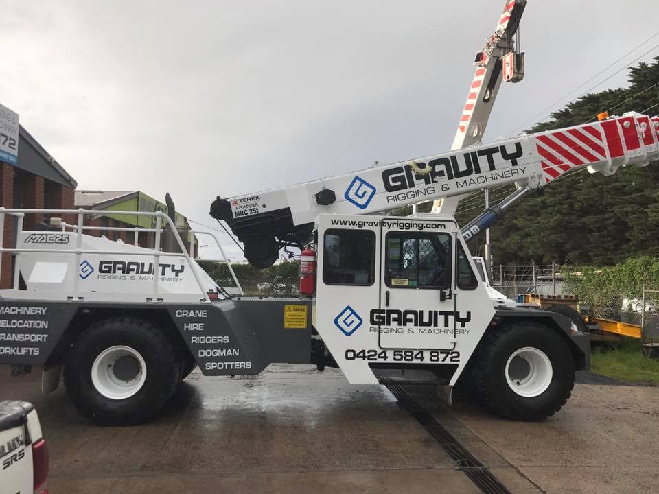 Crane Hire Melbourne - Gravity Rigging