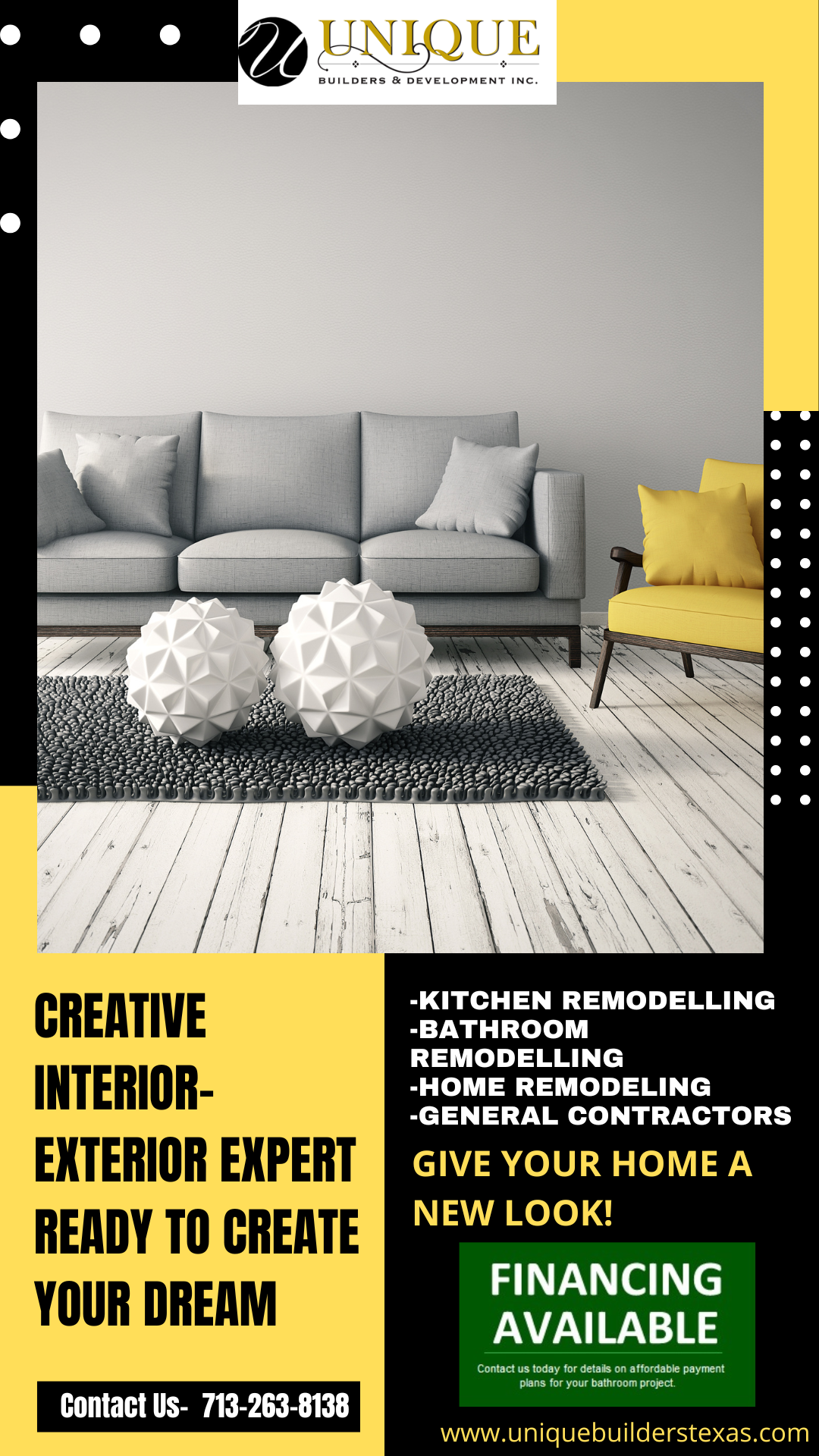 Unique Builders - Houston Home Remodeling & Renovation Services