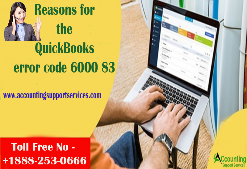 Reasons for the QuickBooks error code 6000 83