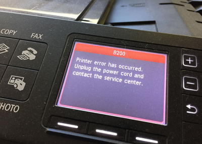 Canon Error B200 [SOLVED] Step by Step Guide