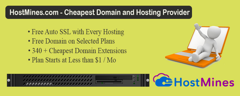 HostMines.com - Cheapest Domain and Hosting