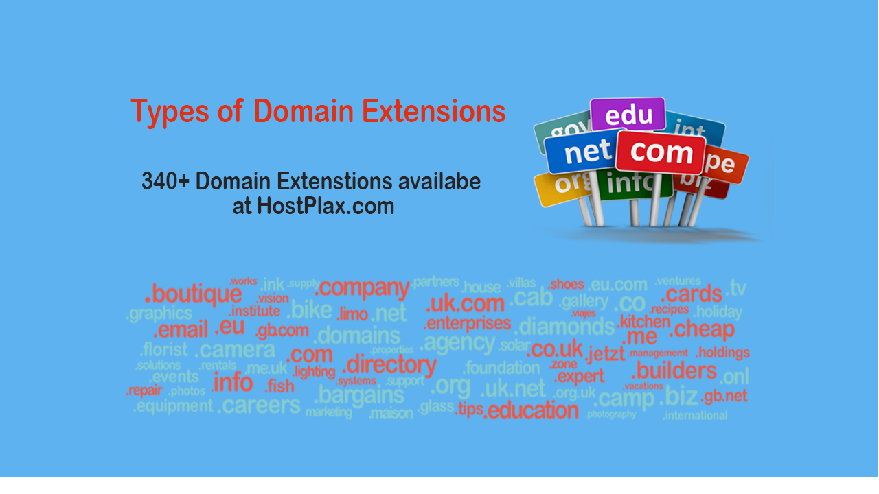 Types of Domain Extensions