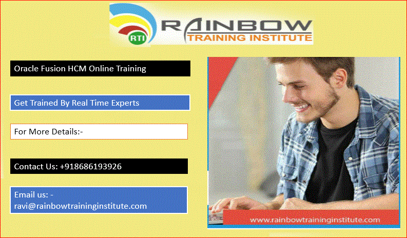Oracle Fusion HCM Online Training| Oracle Cloud HCM Online Training