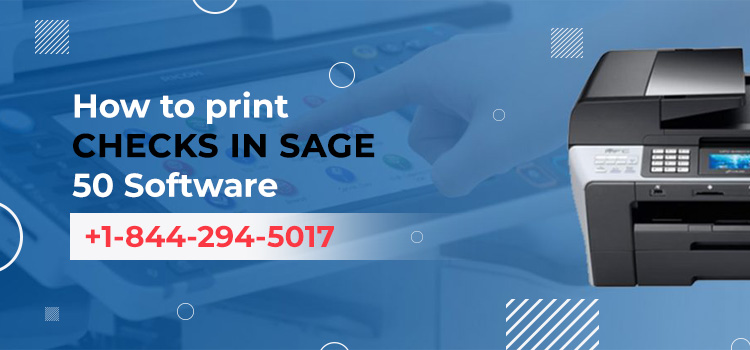 How to print checks in Sage 50 Software