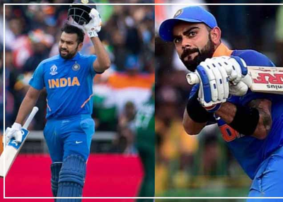 Team India captain Virat Kohli was Rohit Sharma's record this draw
