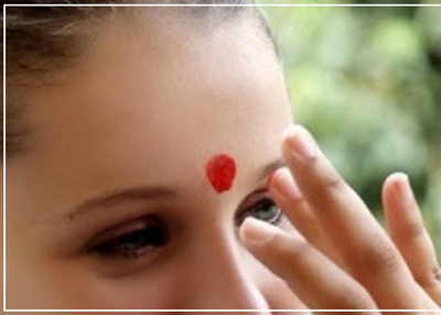 Do you know of the Hindu religion, the tilak on the forehead why is put