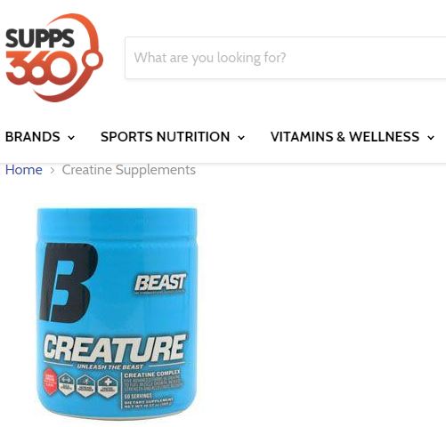 Creatine Supplements — Supps360.com