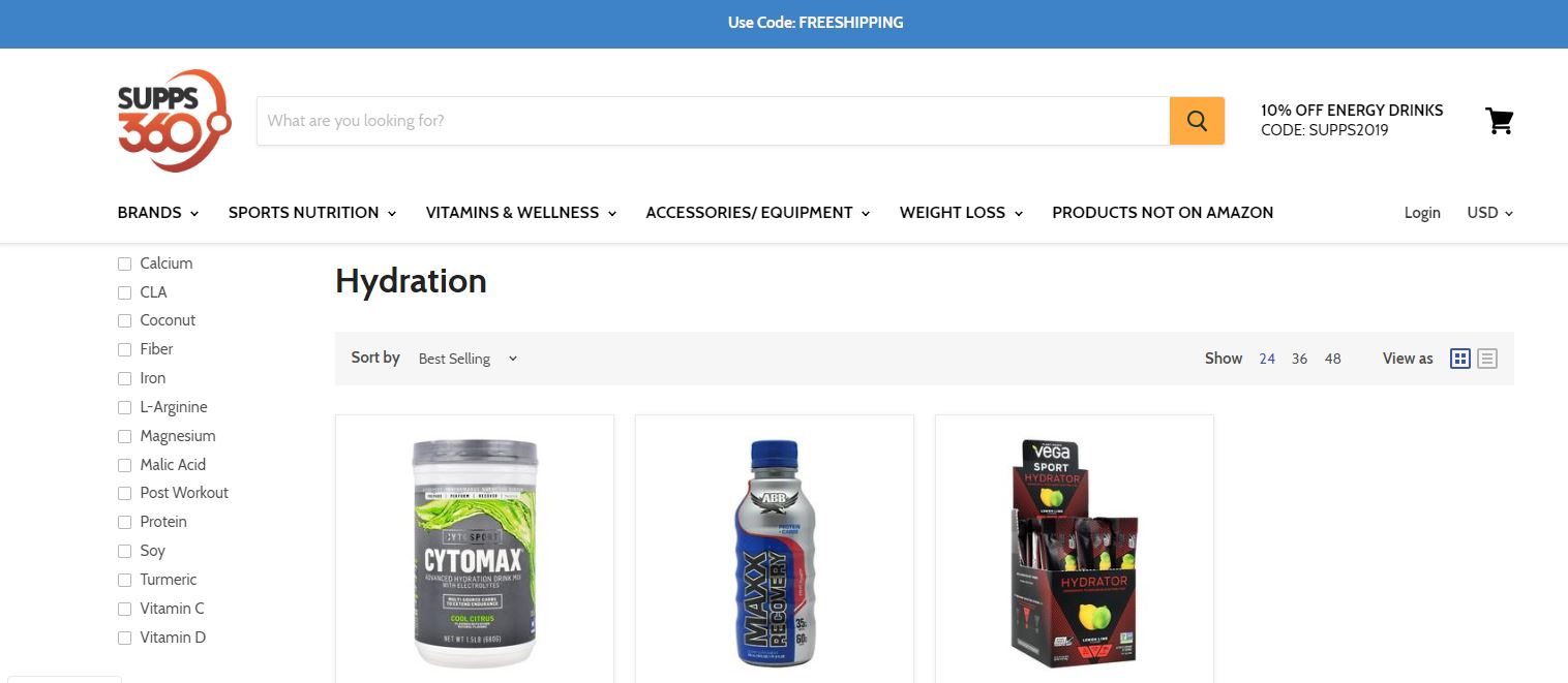 Hydration — Supps360.com