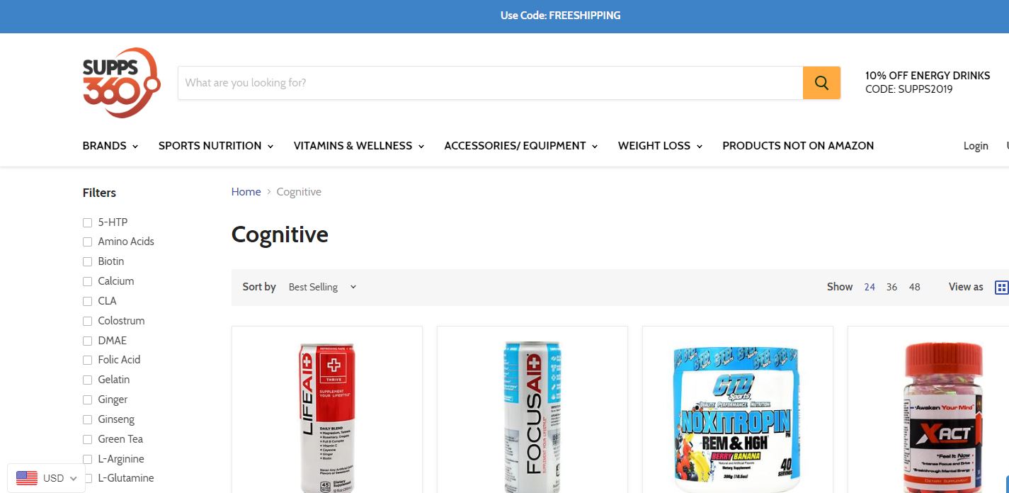 Cognitive — Supps360.com