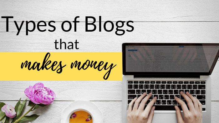 7 Types of Blogs That Makes money