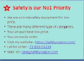 Safety Equipment Supplier in Indore!!!!!