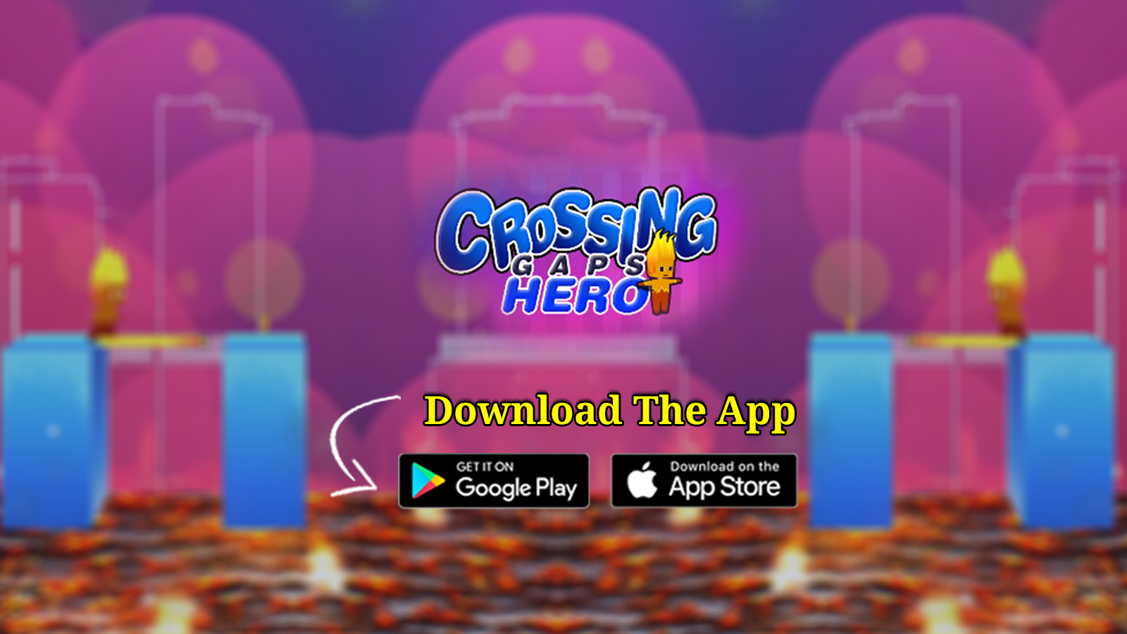 New Crossing Gaps Hero Game App