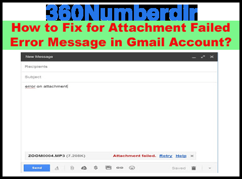 1-800-316-3088 Steps to Fix Gmail Attachment Failed Error
