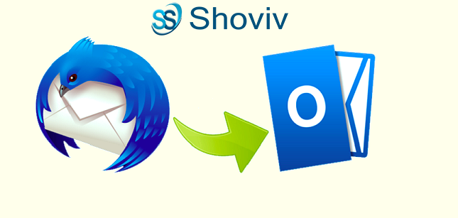 Migrate Thunderbird emails into Outlook 2019, 2016