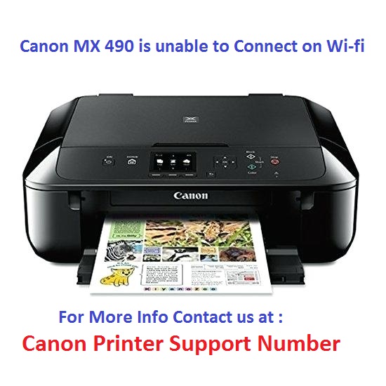 Canon MX 490 is unable to Connect on Wi-fi