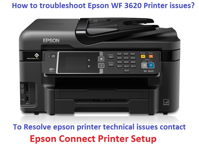 How to troubleshoot Epson WF 3620 Printer issues?