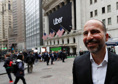 Uber just reported massive losses that were larger than Wall Street expected — and the stock is sinking