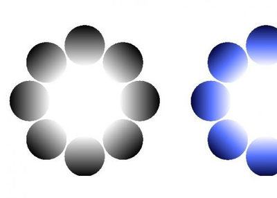 Pupillary response to glare illusions of different colors