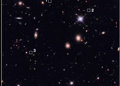 Gigantic 11 billion year-old galaxies viewed for first time ever