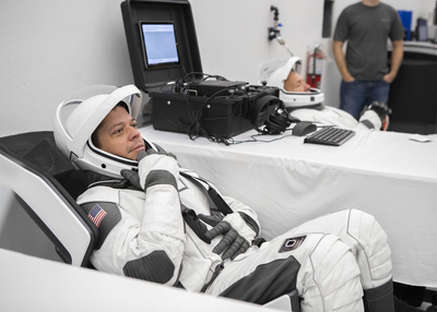 See SpaceX's new spacesuits on the first astronauts to wear them