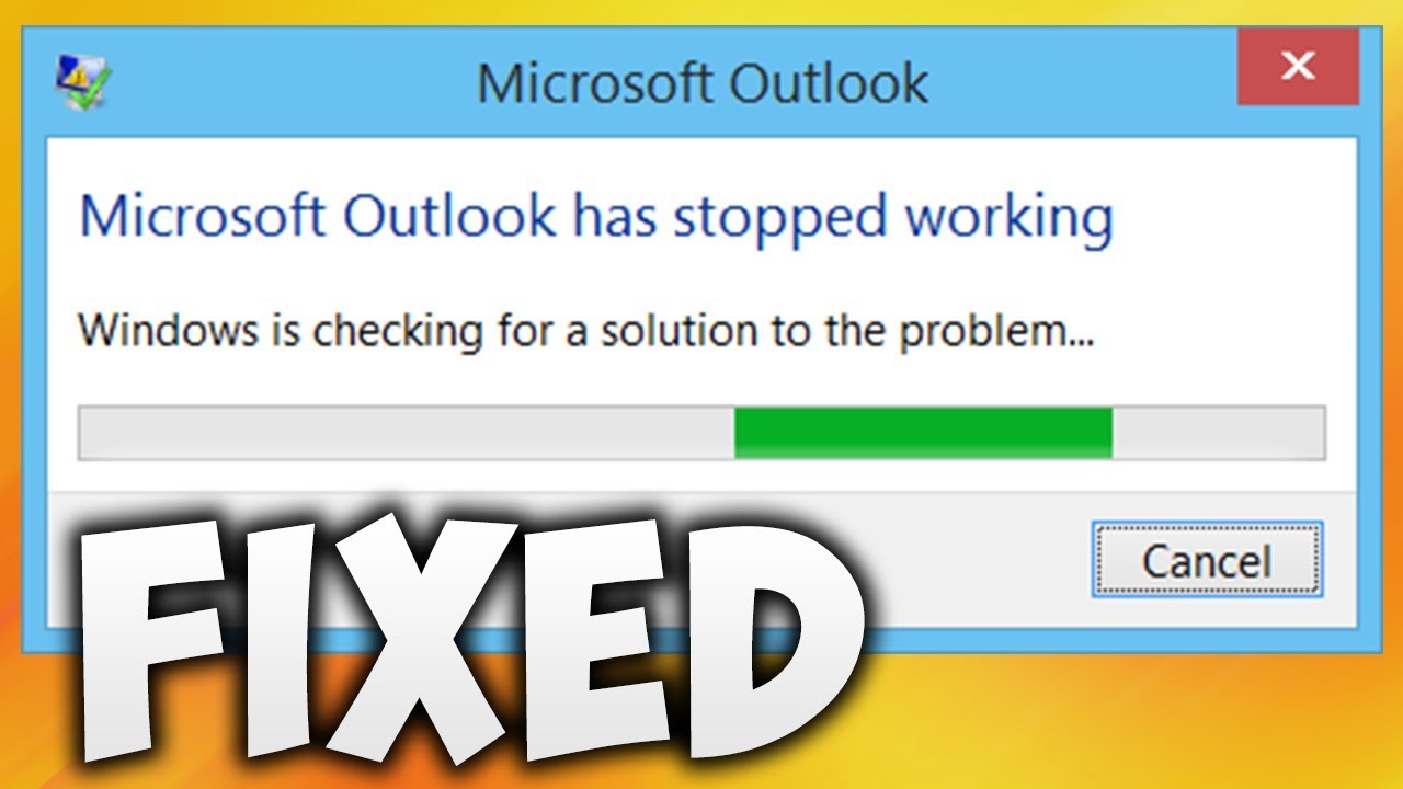How do I fix Outlook not connecting?
