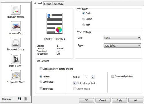 Why is my Epson printer printing faded text?