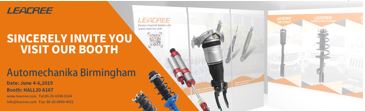 LEACREE Automechanika Birmingham 2019