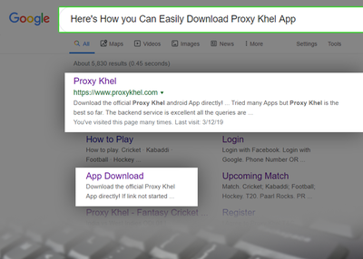 Here’s How You Can Easily Download The Proxy Khel App