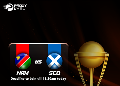 NAM vs SCO ICC Twenty20 Qualifier| Proxy Khel Predictions.