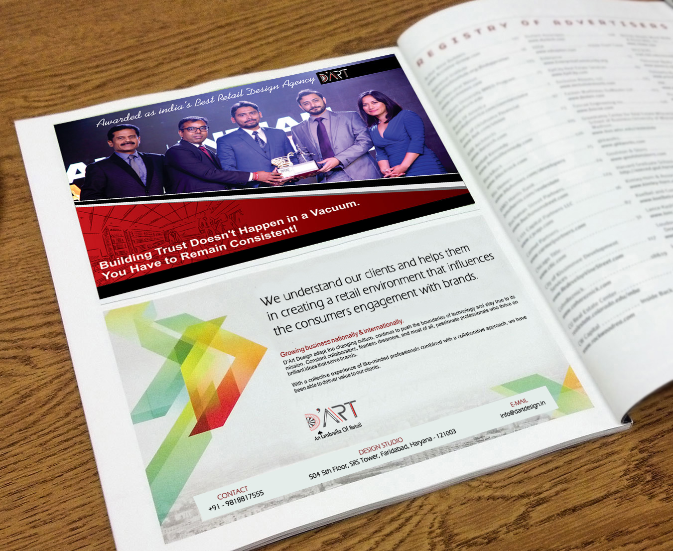 Brand creation by the brand agency