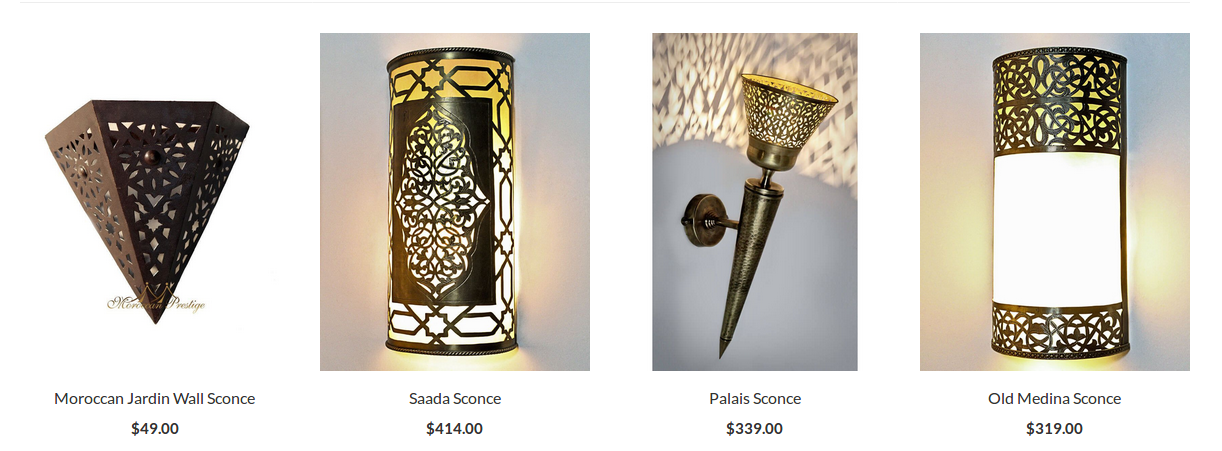 Shop Online for Moroccan Wall Sconce