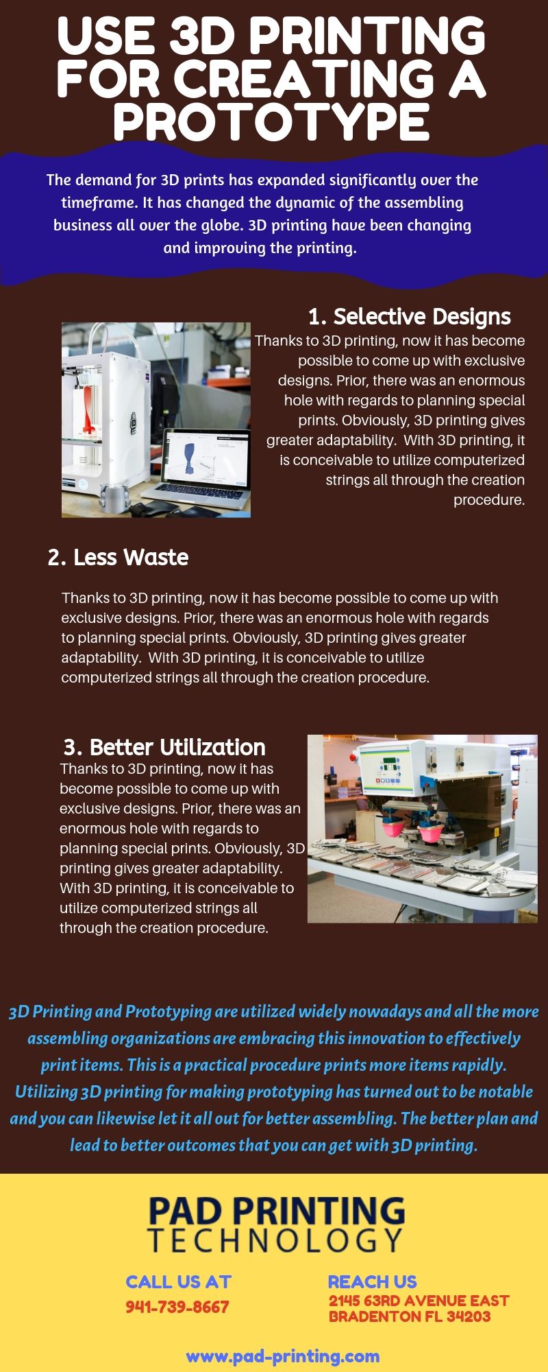 Use 3D Printing For Creating A Prototype