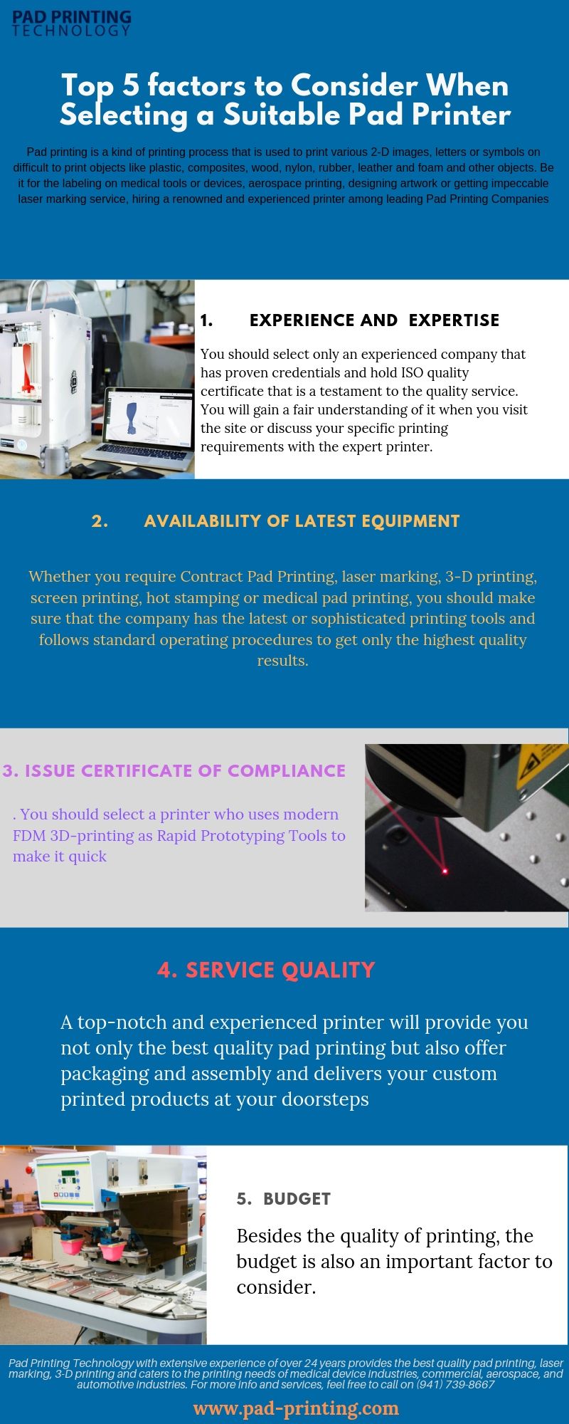 Know about important factor before selecting pad printer