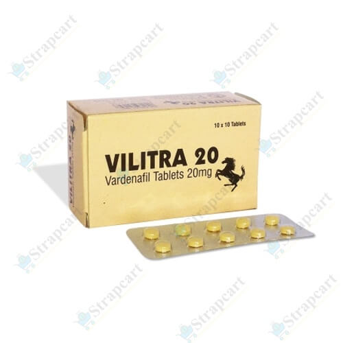 Vilitra 20mg : Reviews, Price, Dosage - Strapcart